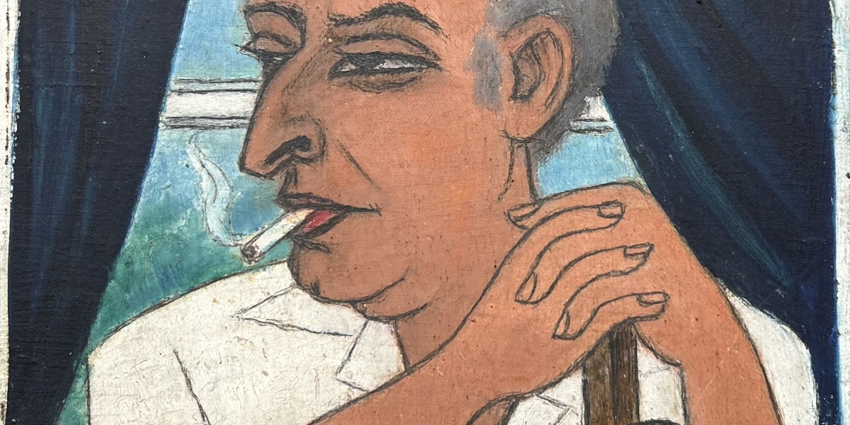 Portrait d’homme à la cigarette